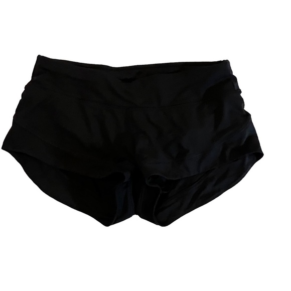 NWT Athleta Womens Kata 2.0 Swim Shorts Drawstring Pockets Black XXS Athletic - Picture 6 of 16